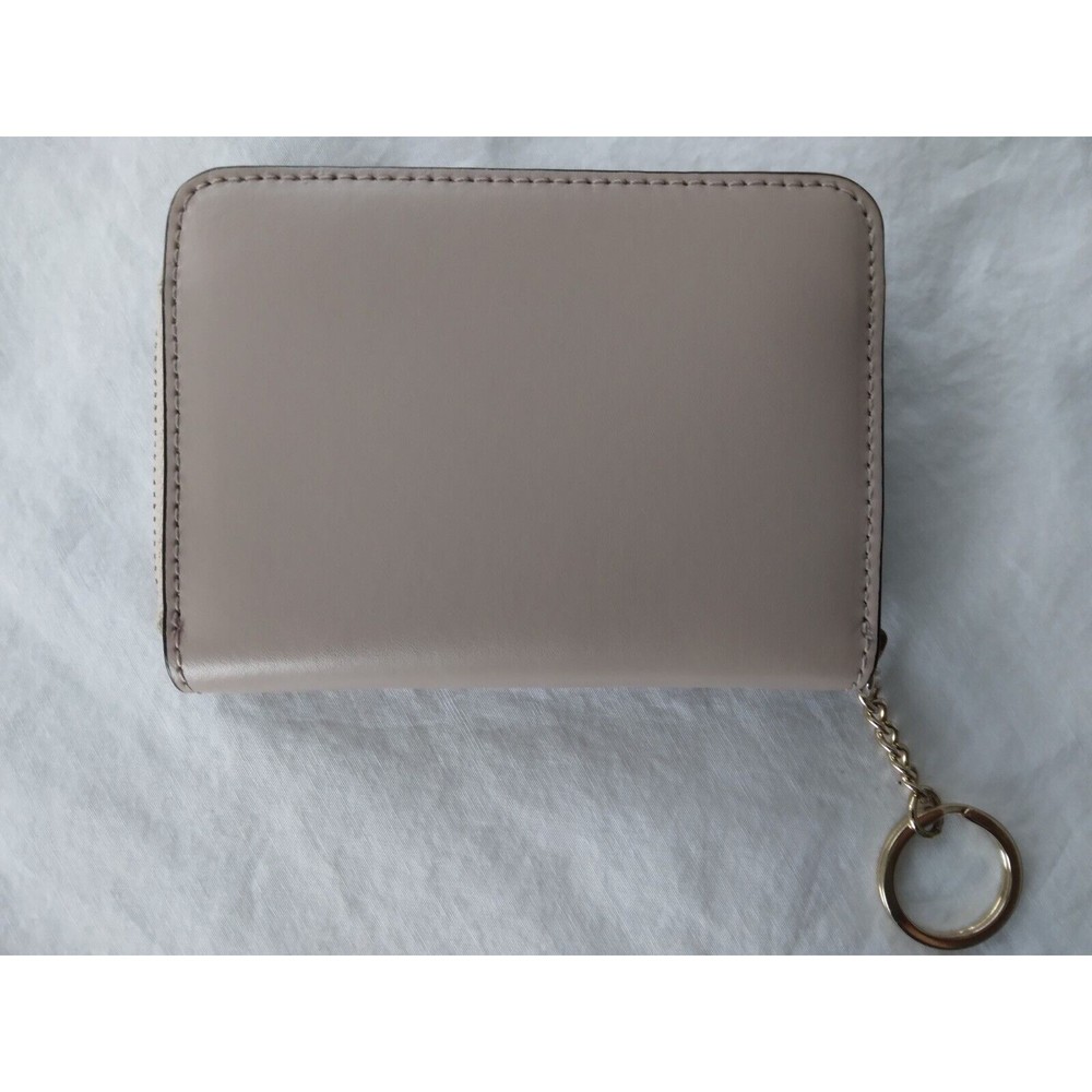 Kate Spade Key Chain Wallet Beige Pink Gold - Picture 3 of 8